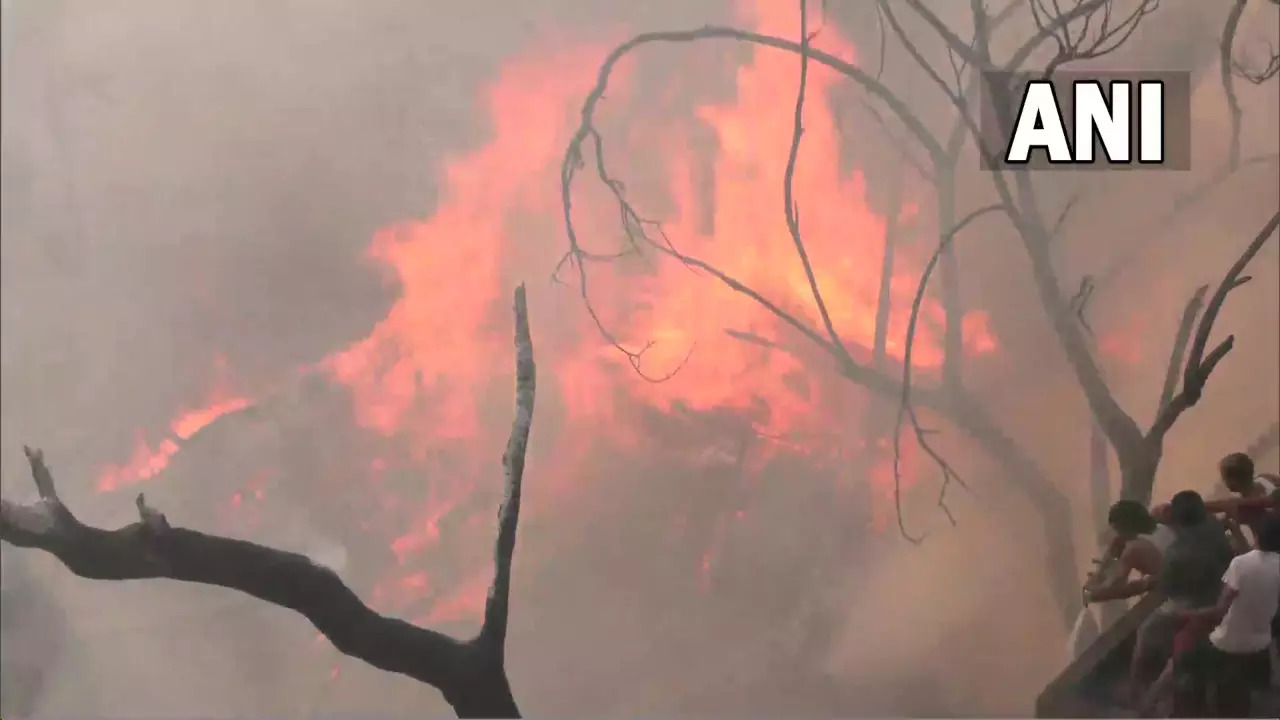 kolkata fire tangra ANI