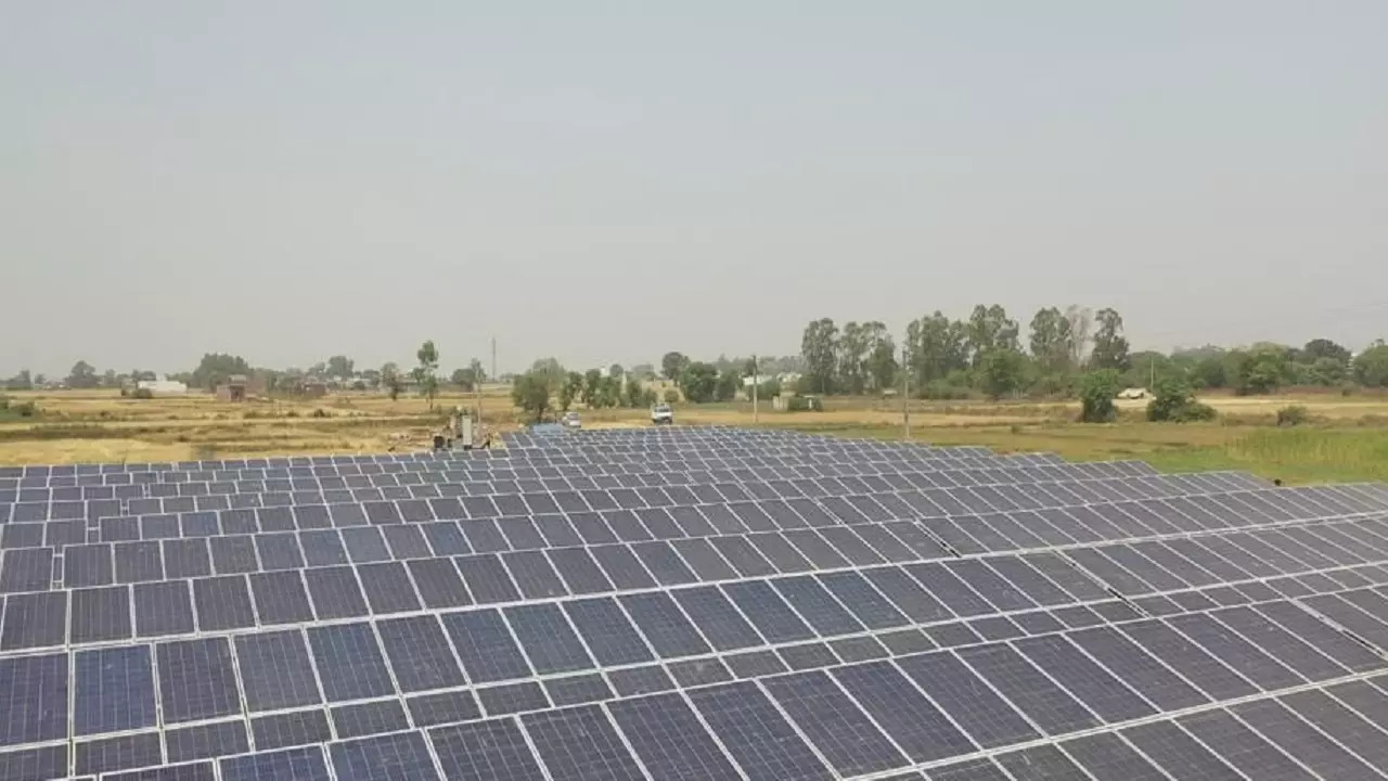 Solar plant in Palli