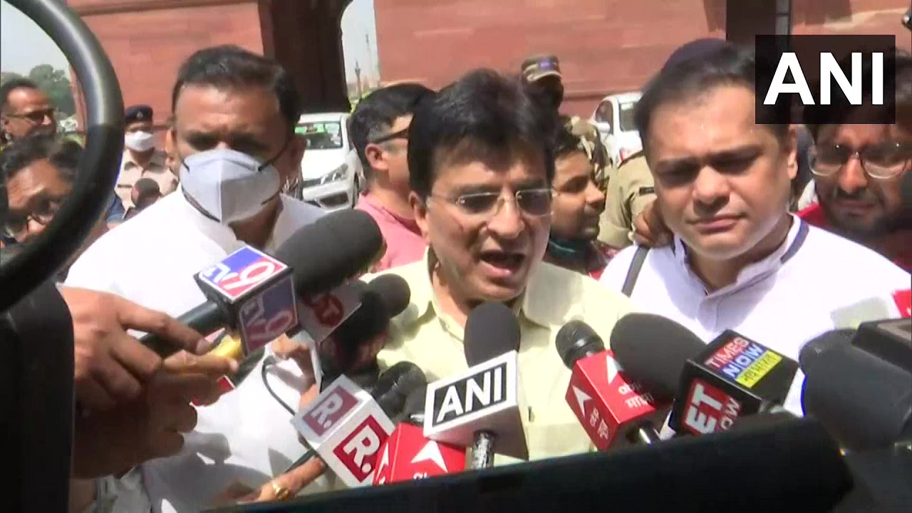 Kirit Somaiya after meeting Union Home Secretary Ajay Bhalla