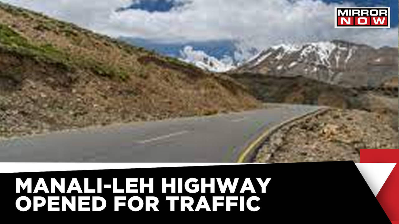 Manali Leh Highway Opened For Civil Traffic 2 Wheelers And Trucks Not   91067720 