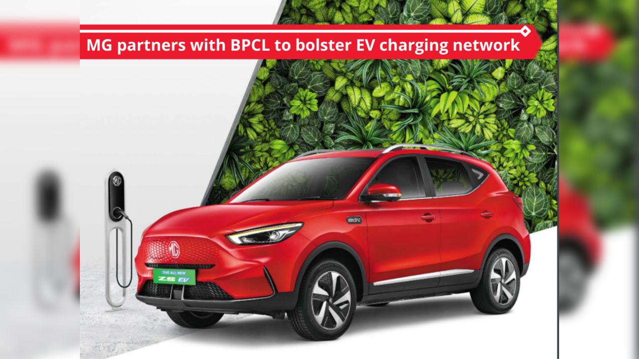 MG partners with BPCL for EV charging network