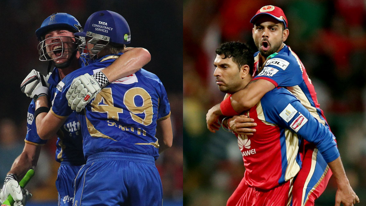 Steve Smith and James Faulkner - RCB vs RR