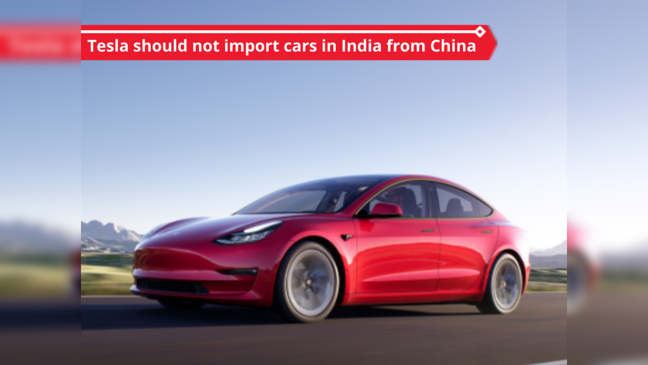 Tesla should not import cars in India from China