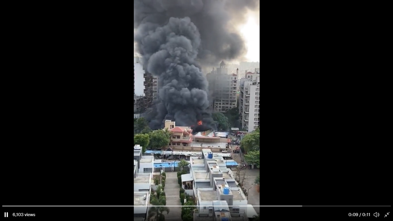 Pune godown fire