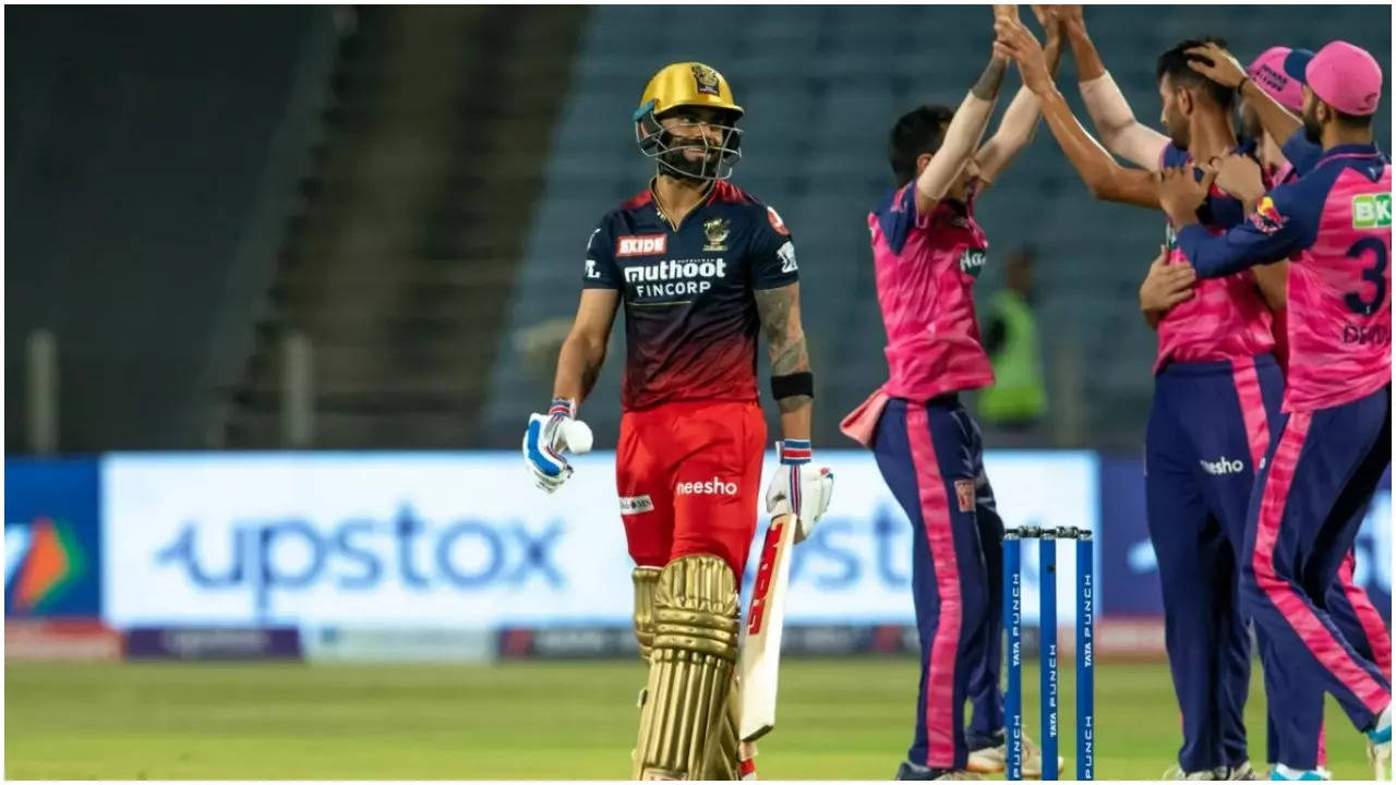 Kohli managed to score 9 runs against Sanju Samson's Rajasthan Royals (RR).