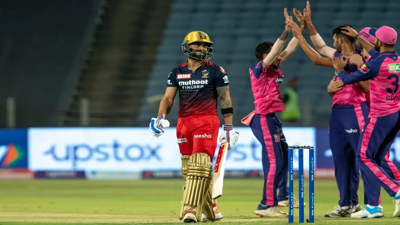 Kohli has scored 128 runs from 8 matches in the IPL 2022.