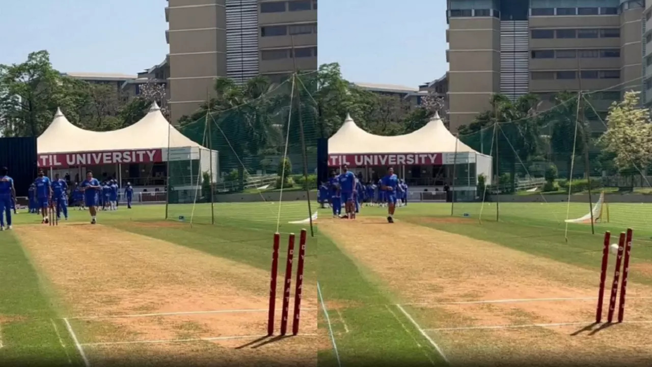 Sachin Tendulkar bowling