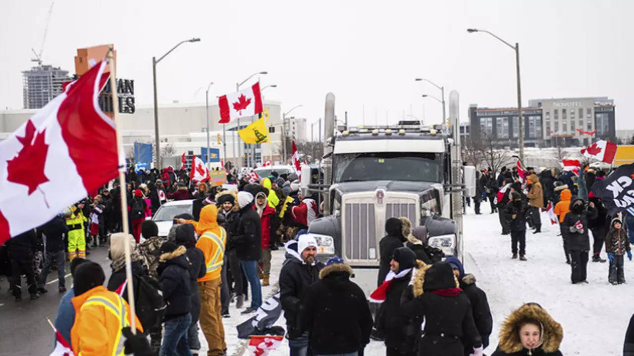 Trucker's Protest