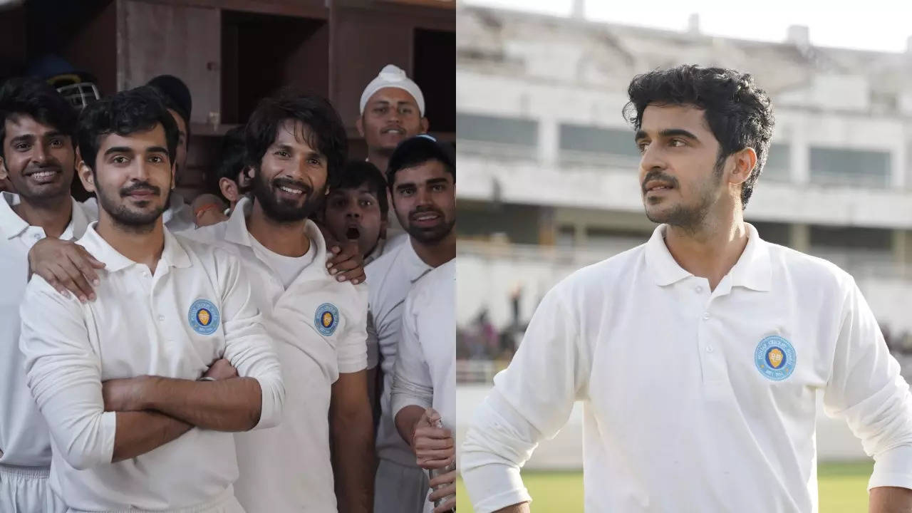 Jersey actor Abhishek Madrecha with Shahid Kapoor