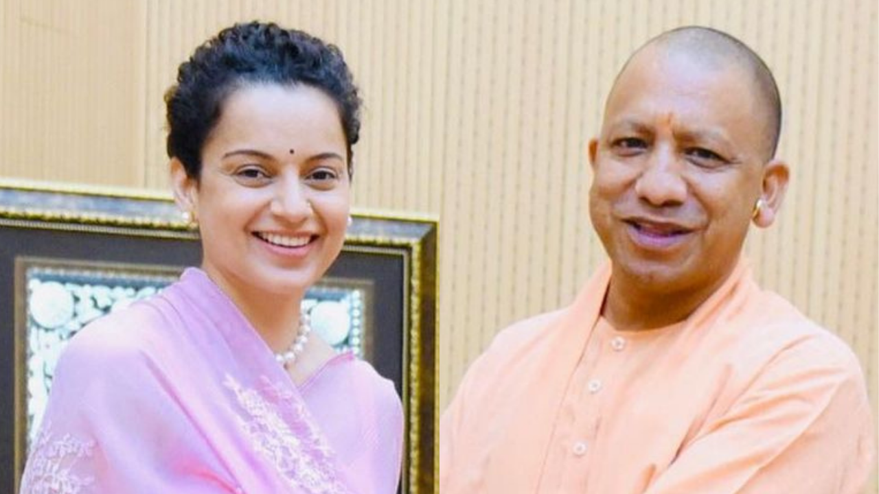 Kangana meets UP CM Yogi Adityanath