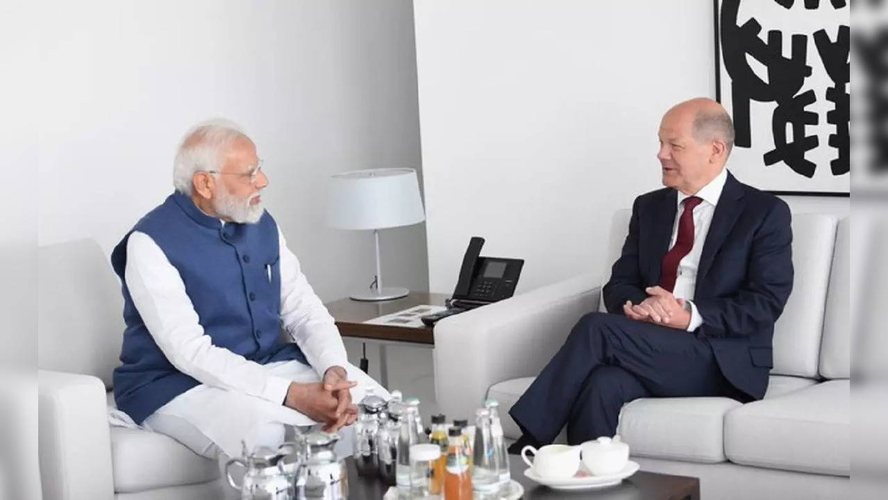 Prime Minister Narendra Modi meets German Chancellor Olaf Scholz