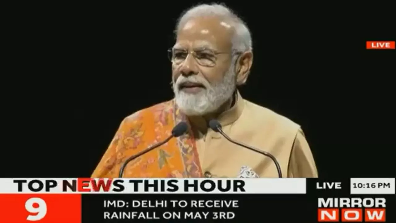 PM Narendra Modi addresses Indian diaspora in Berlin