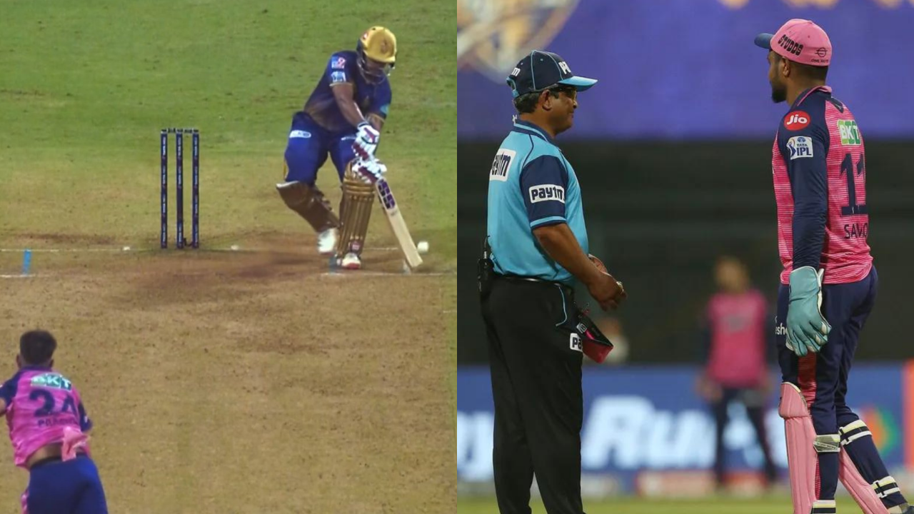 Umpire's wide call KKR vs RR