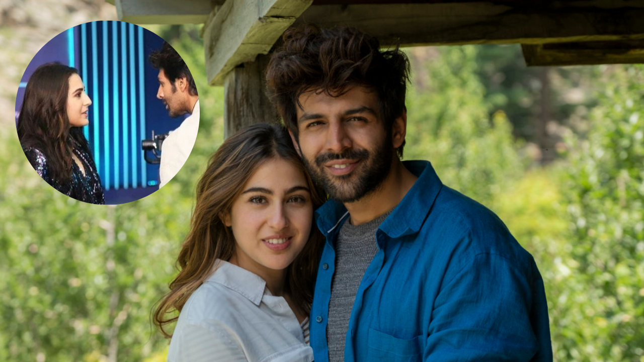 Sara Ali Khan with Kartik Aaryan