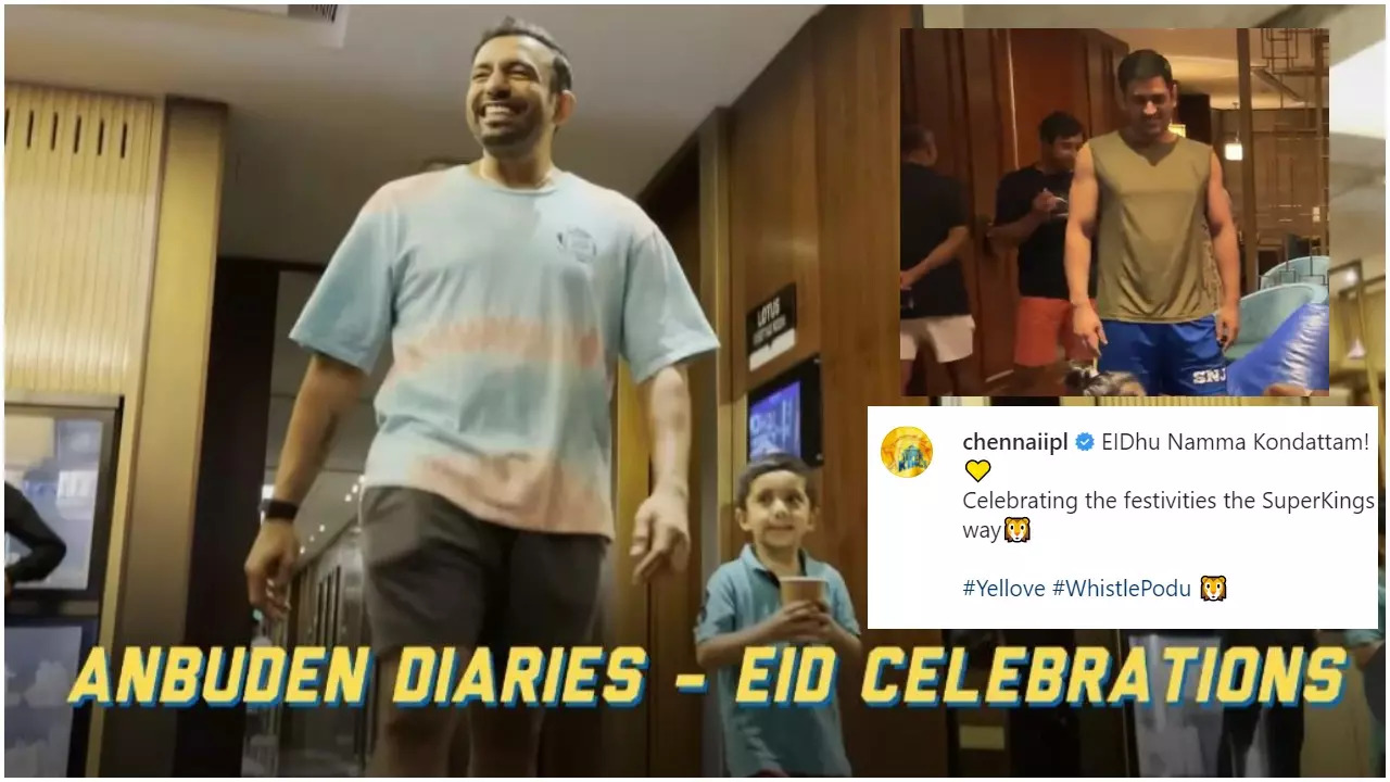 CSK players marked the auspicious occasion of Eid which symbolises peace and brotherhood