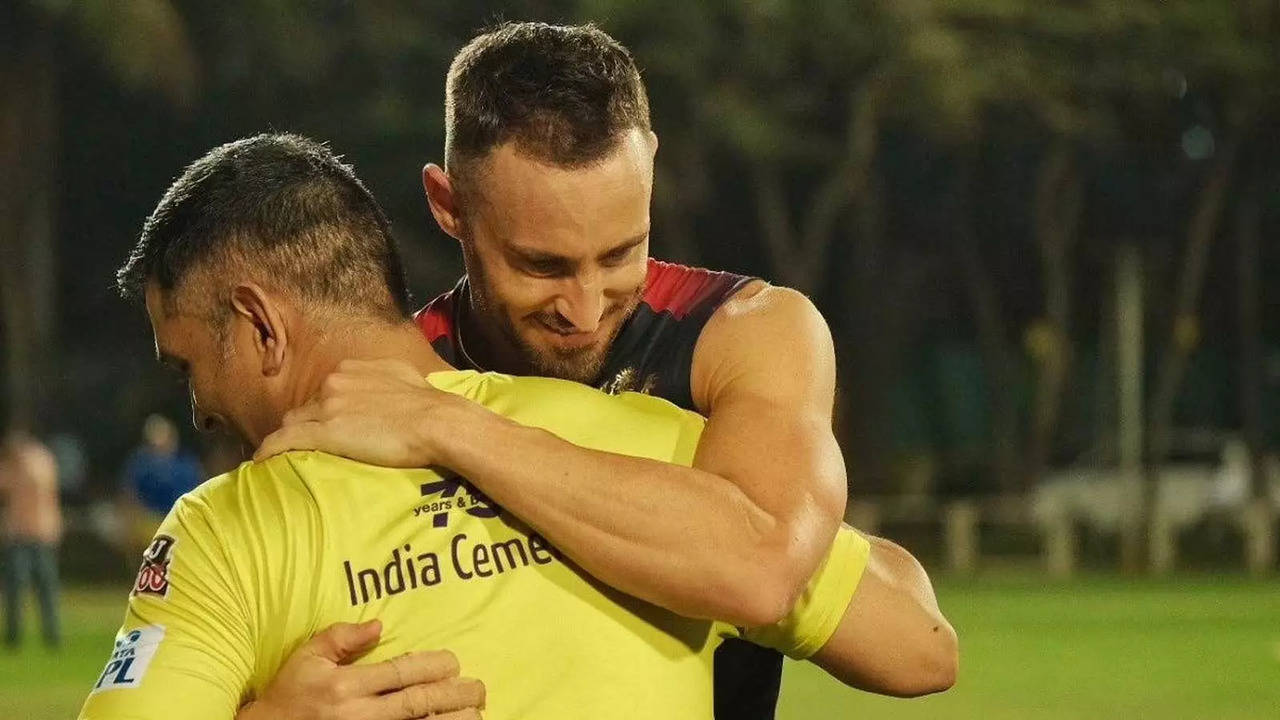 Faf du Plessis has reacted to MS Dhoni re-appointment as CSK skipper