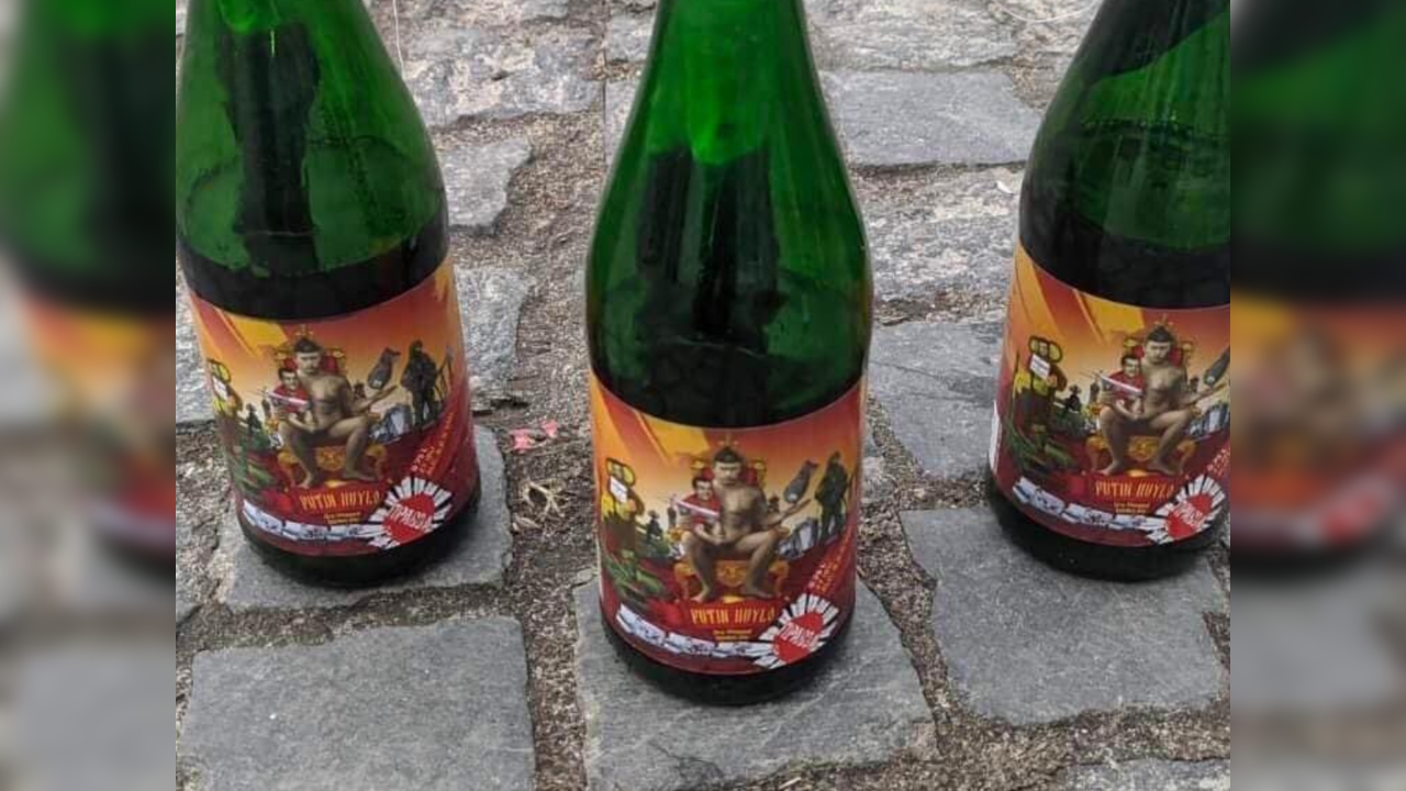 Beer brand shames Putin