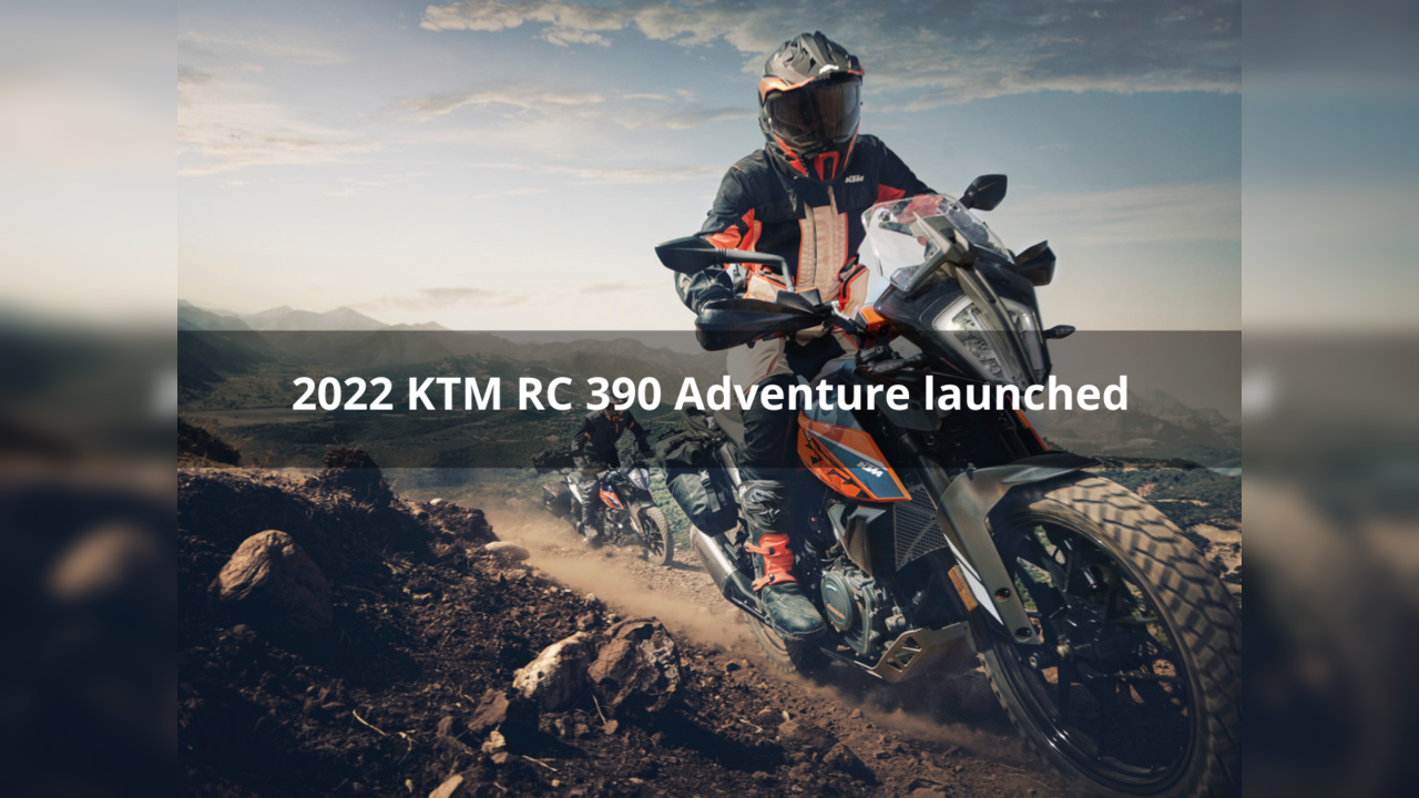 2022 KTM RC 390 Adventure launched