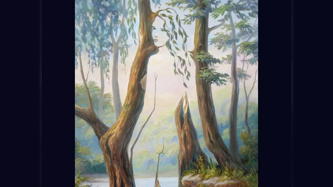 Optical illusion of Berehynia | Image courtesy: Oleg Shuplyak