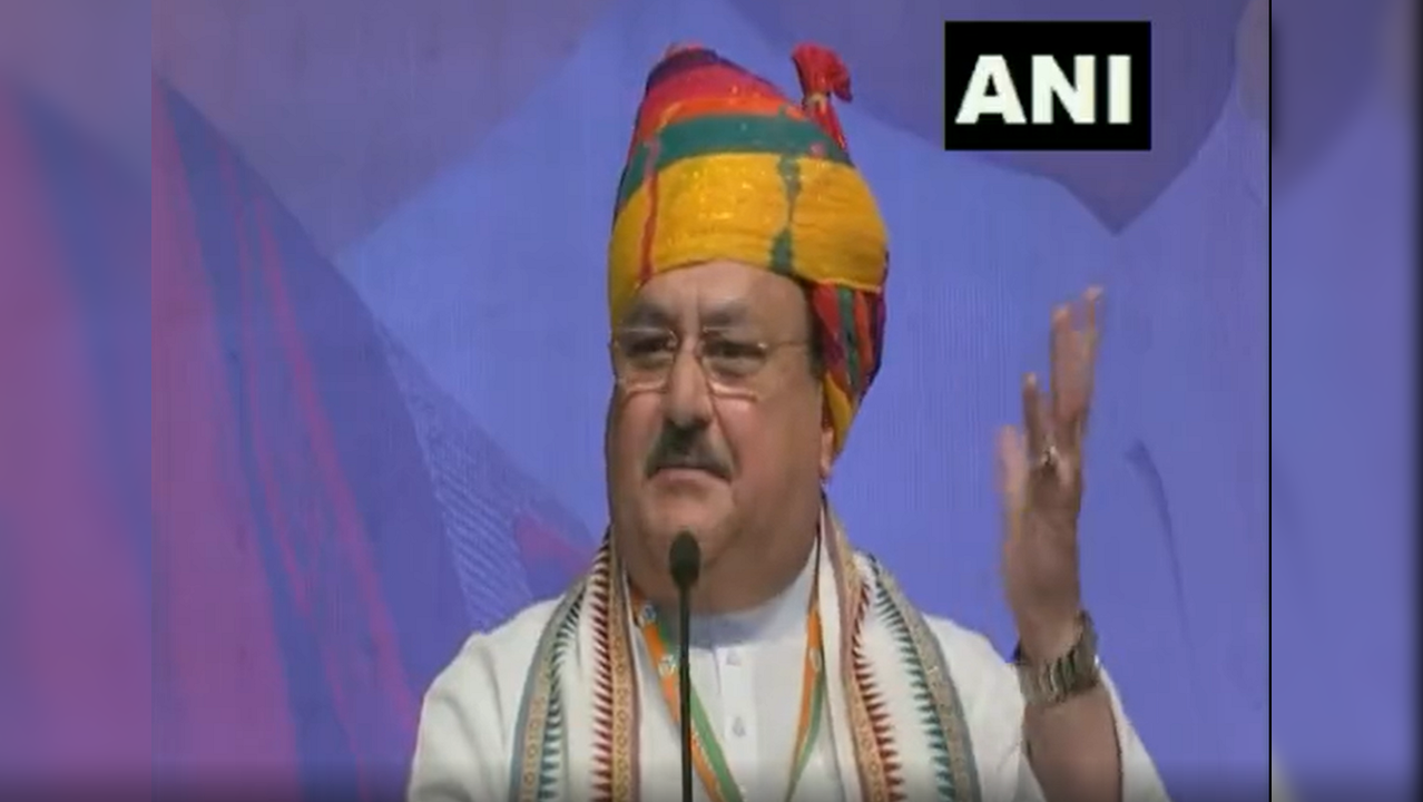 BJP chief JP Nadda in Telangana