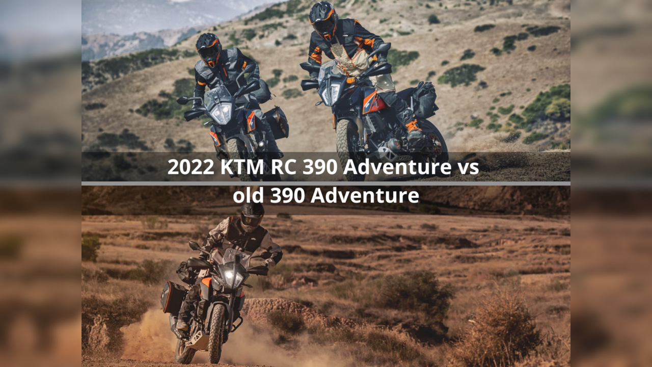 New KTM 390 Adventure vs old