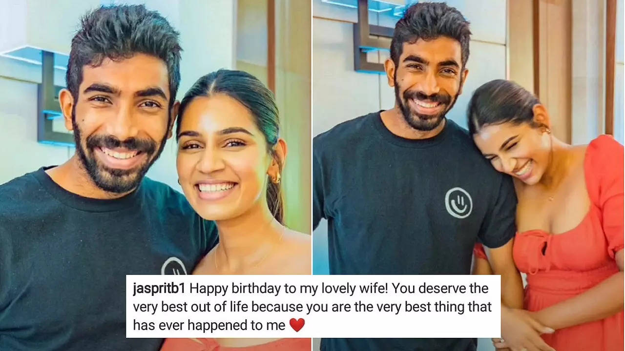 Jasprit Bumrah Sanjana Ganesan birthday.