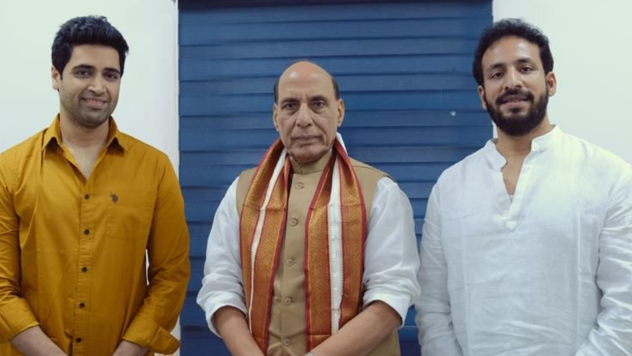 Adivi Sesh meets Rajnath Singh