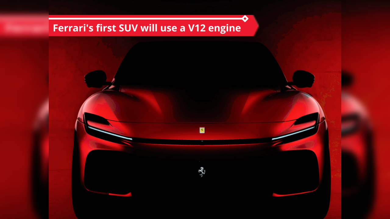 Ferrari's first SUV will have a V12 engine