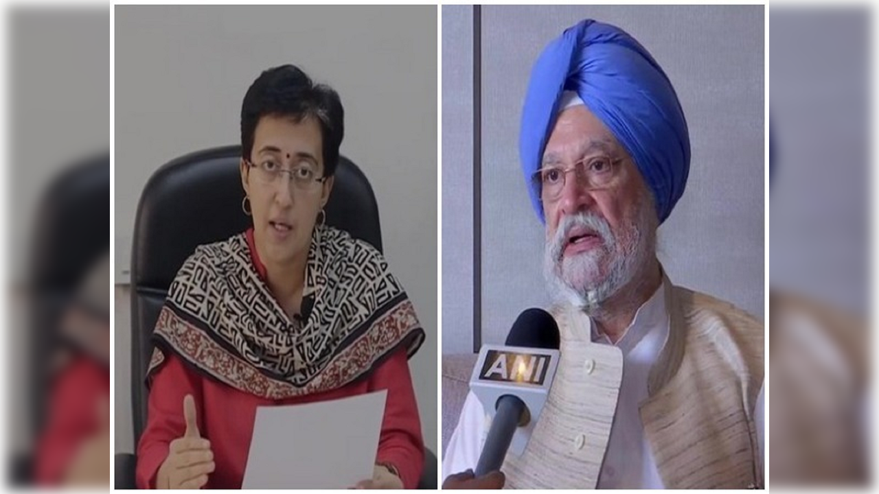 Union Minister Hardeep Singh Puri vs Atishi