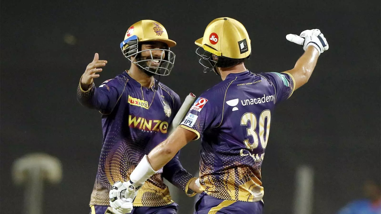 Venkatesh Iyer and Pat Cummins have been warming the bench for KKR