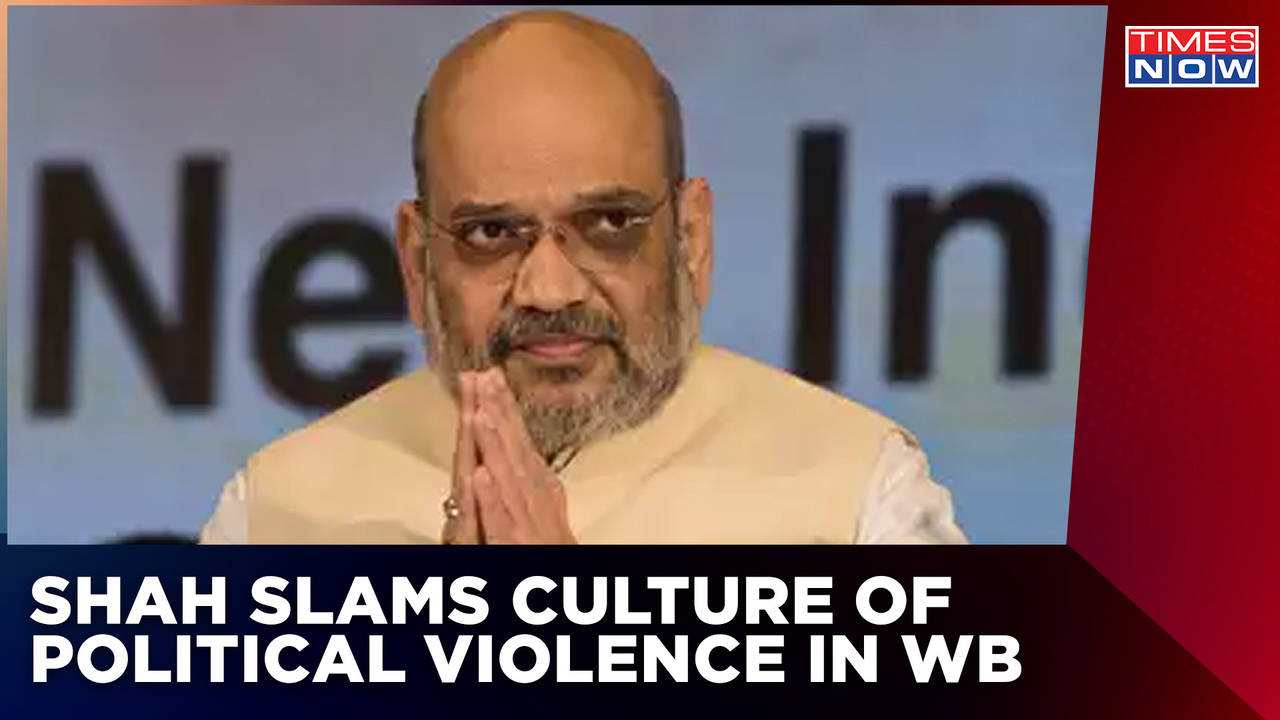 Amit Shah Slams Culture Of Political Violence In West Bengal | BJP ...