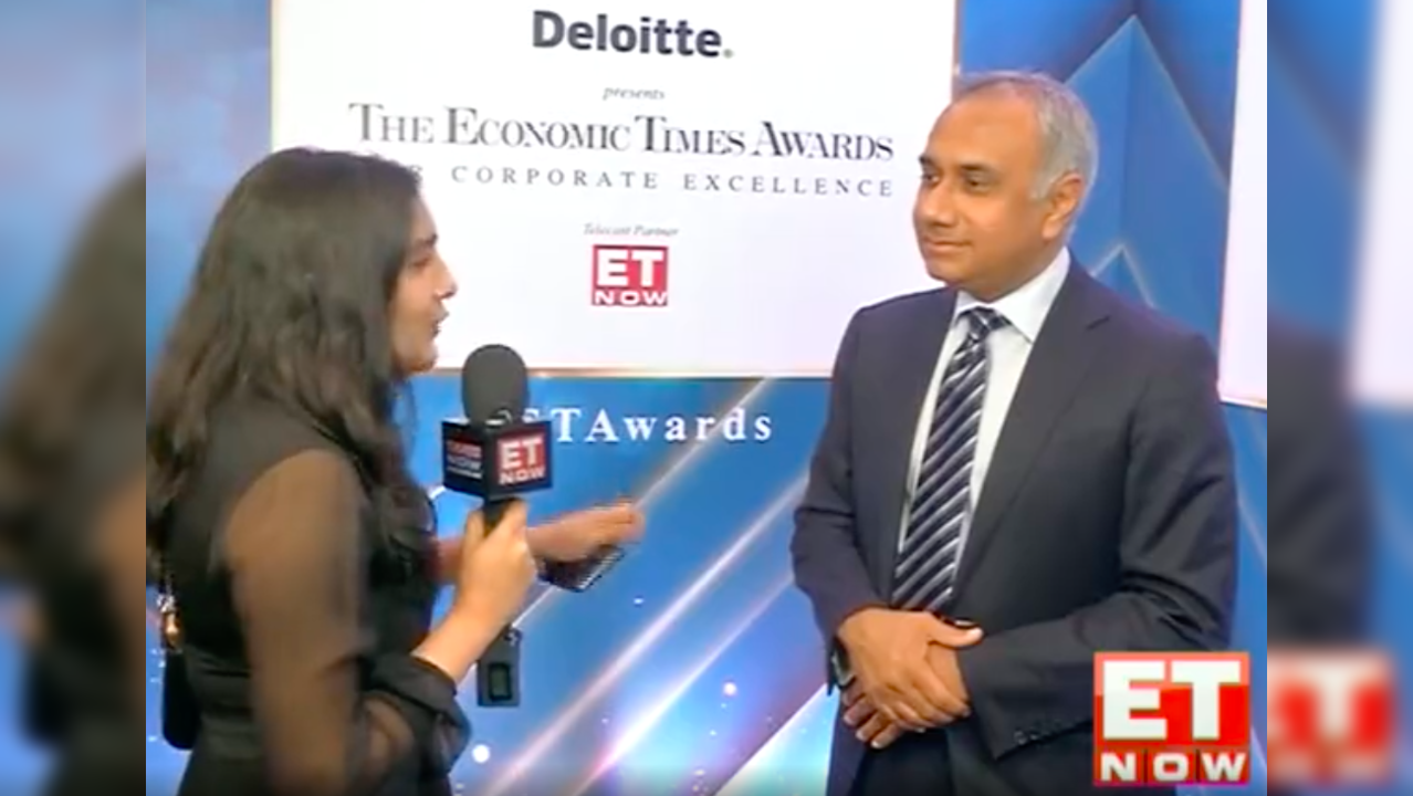 Infosys CEO Salil Parekh at ET Awards