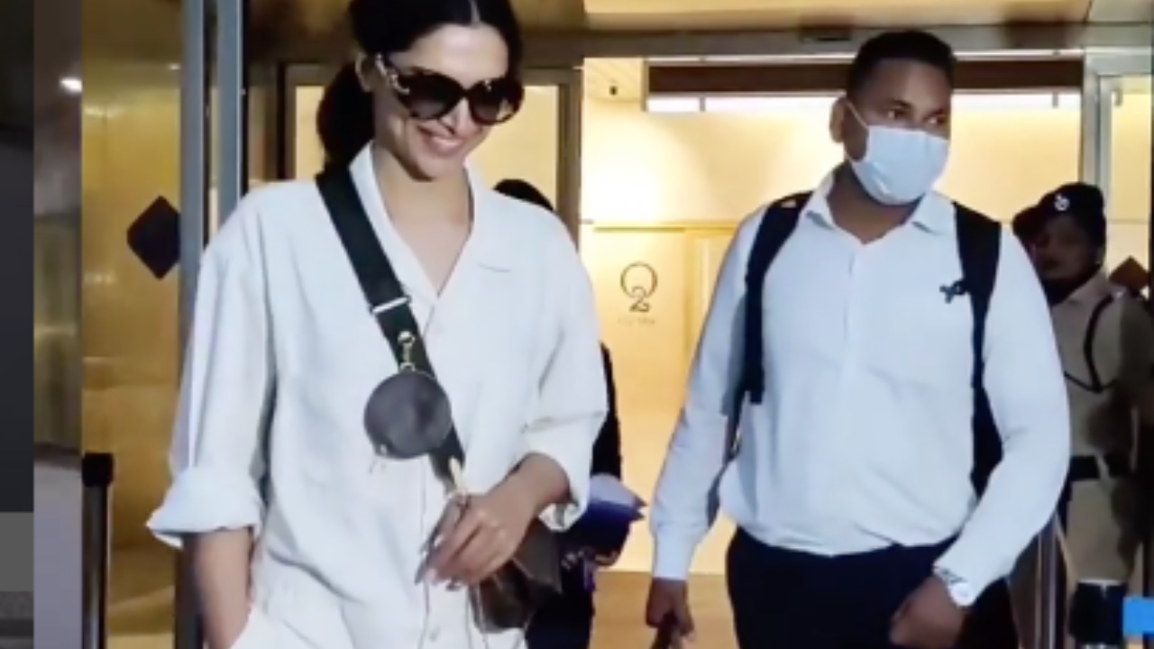 Deepika Padukone at the airport