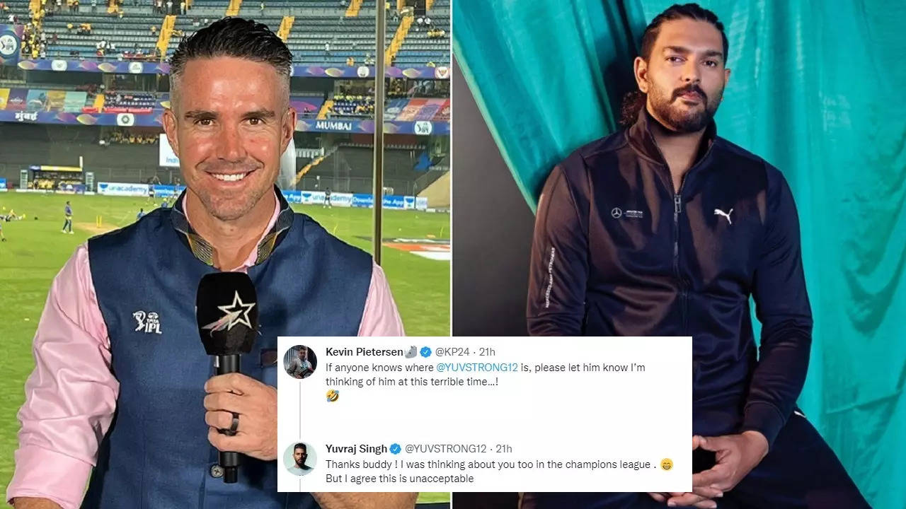 Kevin Pieterson Yuvraj Singh Twitter banter