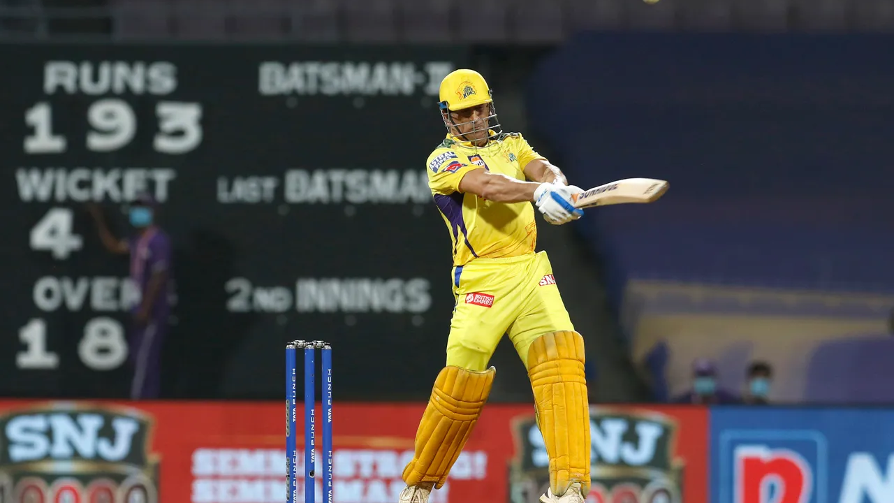 MS DHONI batting CSK BCCI IPL