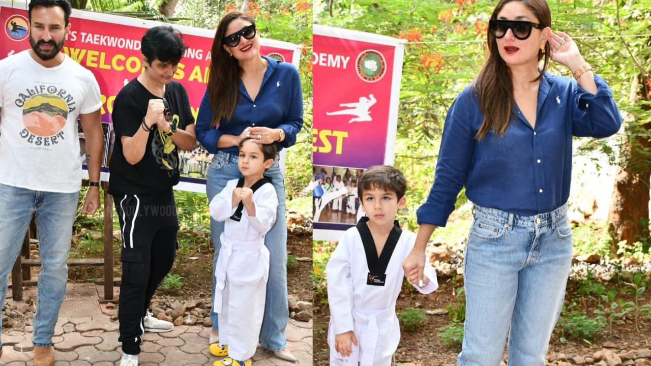 Kareena Kapoor with Saif Ali Khan and Taimur!