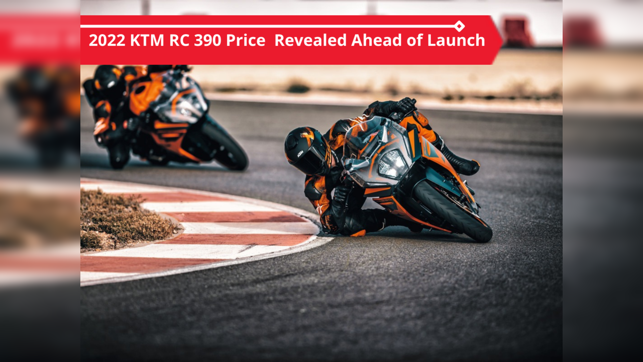 2022 KTM RC 390 Official Price for India Revealed Bike News News