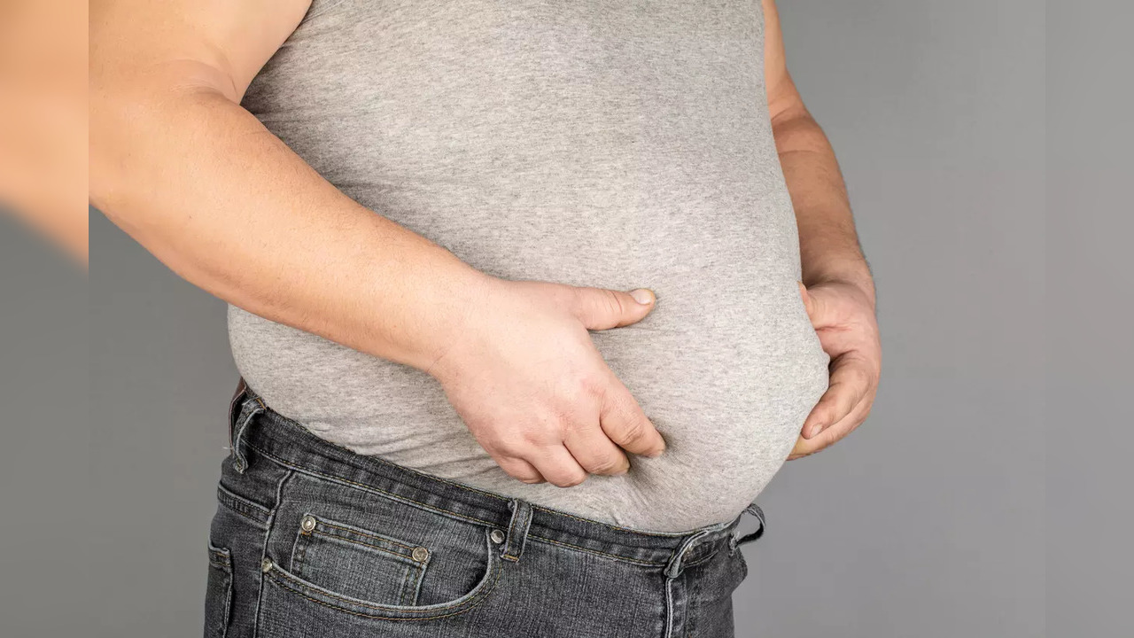 Male obesity belly fat