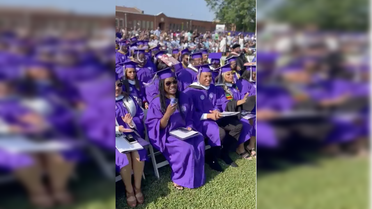 Donor pays off tuition debts of graduating class​