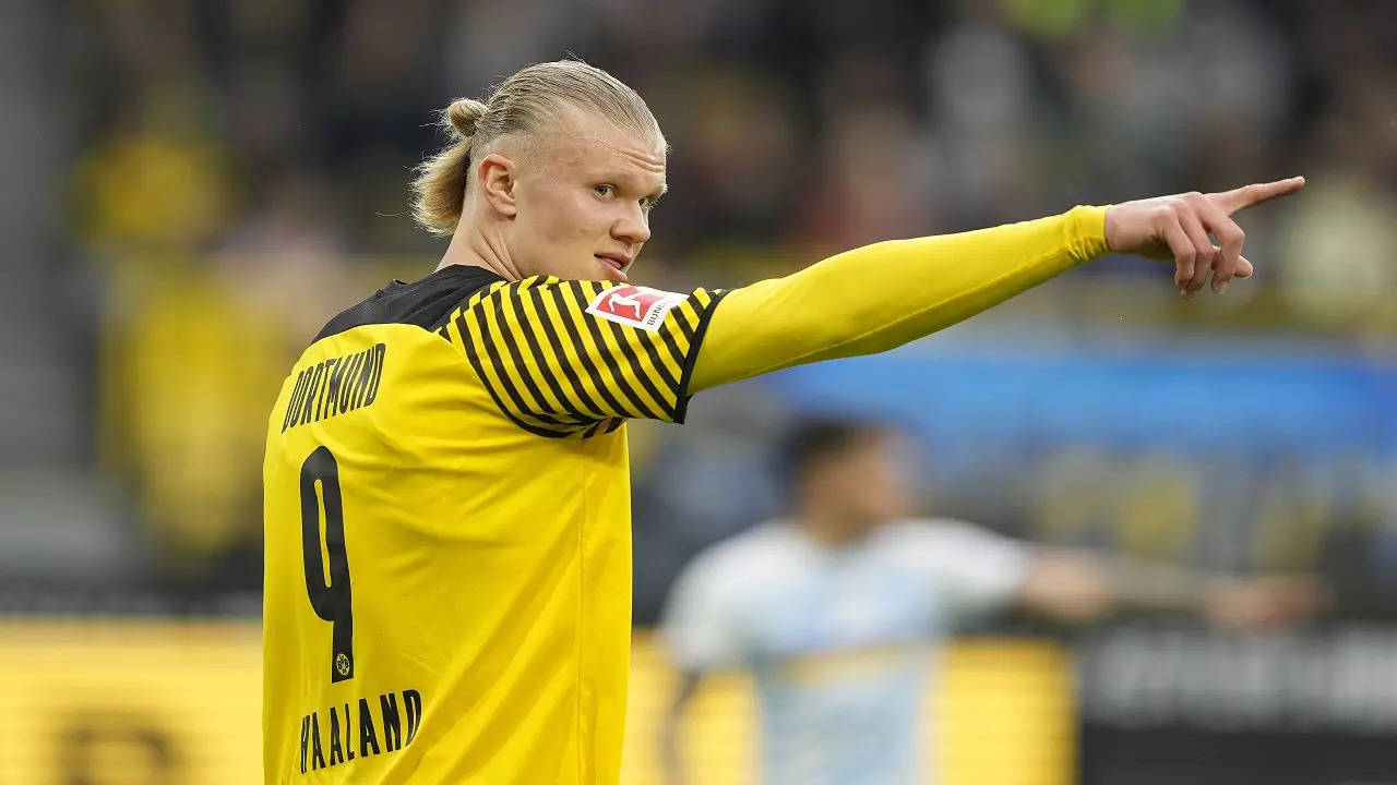 Manchester City said Tuesday they had reached an agreement to sign prolific striker Erling Haaland from Borussia Dortmund.