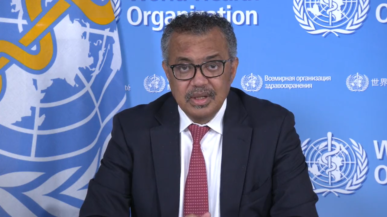 WHO chief Tedros Adhanom Ghebreyesus