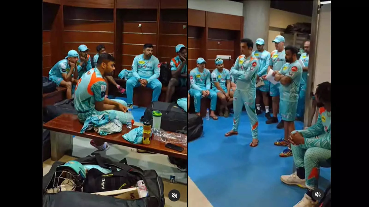 Gautam Gambhir gave a fiery speech in dressing room after LSG vs GT match