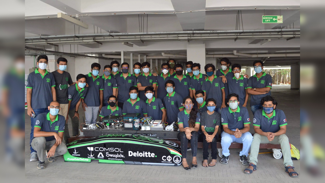 IIT Madras Team Avishkar Hyperloop with their Pod