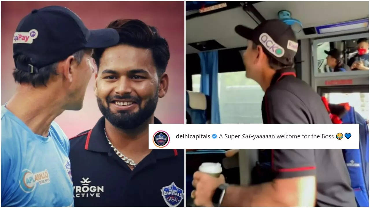 Rishabh Pant & Co. welcomed coach Ricky Ponting with Kailash Kher's 'Saiyyan' song