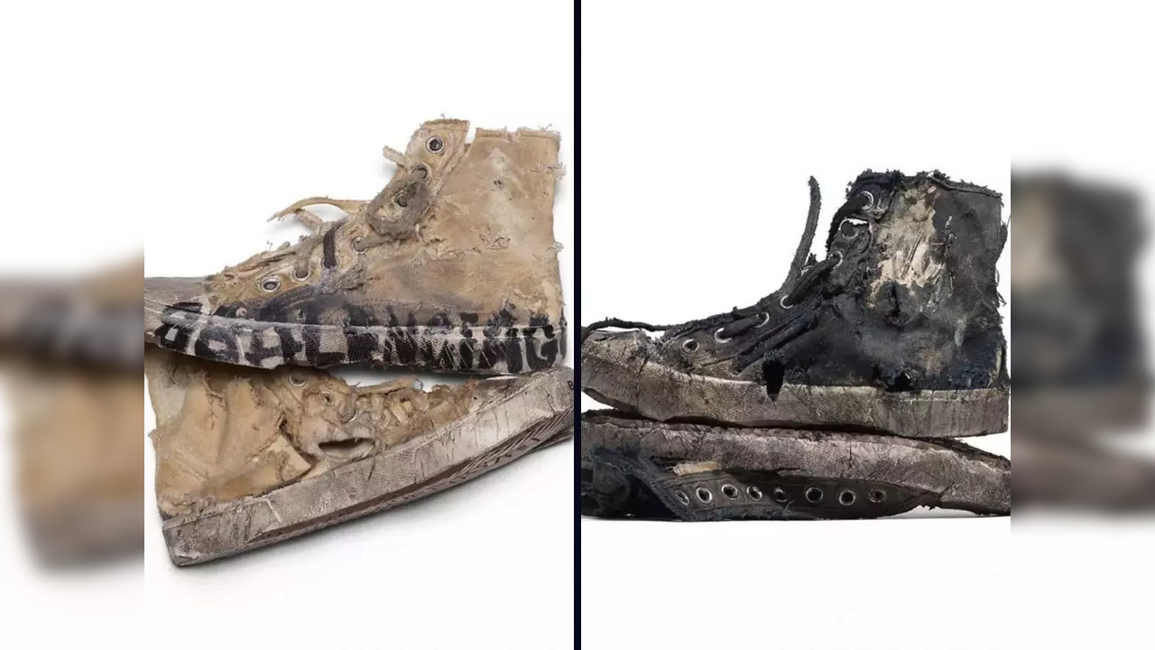 Balenciaga's 'fully-destroyed' sneakers | Image courtesy: Instagram/@diet_prada