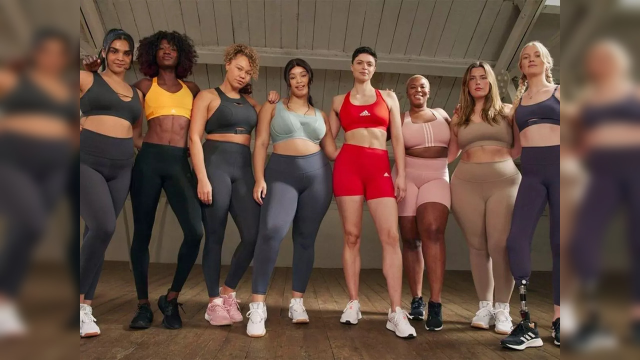 Adidas launched a campaign in February celebrating the diversity and uniqueness of breasts | Image courtesy: Adidas