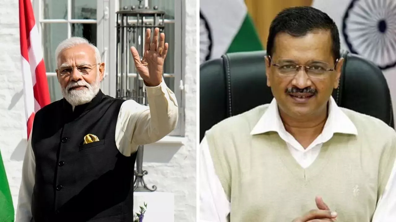 Narendra Modi and Arvind Kejriwal