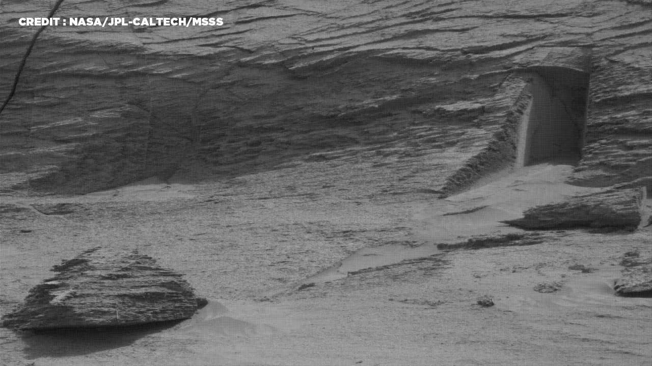 Roca tipo portal espacial vista en Marte, ¿a dónde conduce?