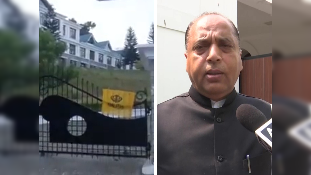 Khalistan flags at Himachal assembly