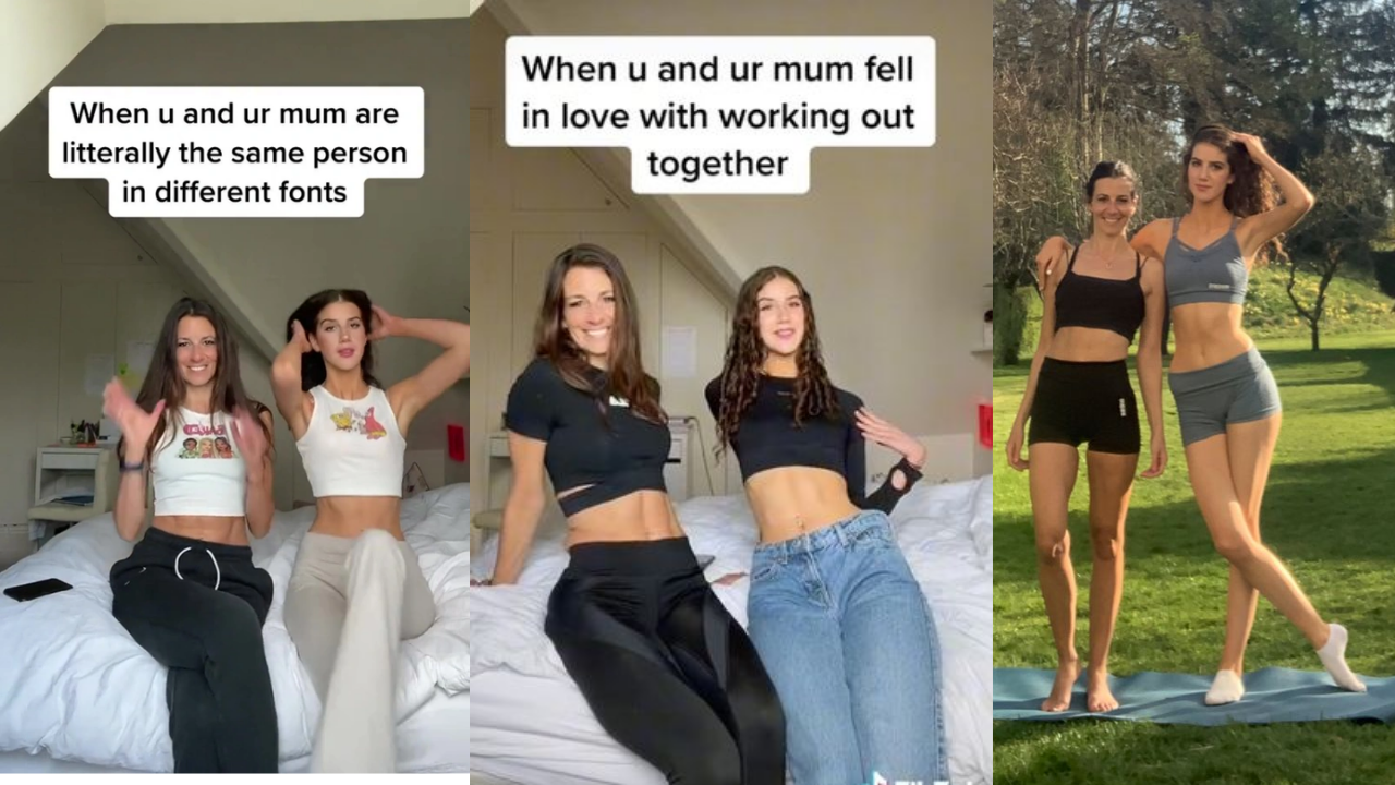 45-year-old mom wears same clothes as 17-year-old daughter, people call them twins